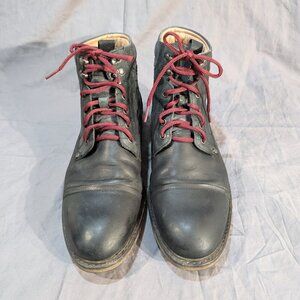 Rodd and Gunn Black Green Lace Up Dunedin Military Boots Men Size 44